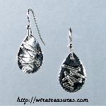 Sticks-and-Stones Silver Earrings