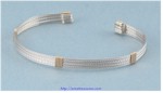 Seven-Wire Cuff Bracelet
