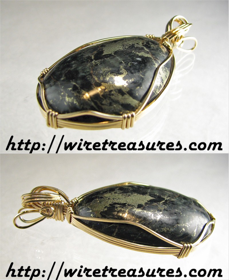 Pyrite in Matrix Pendant