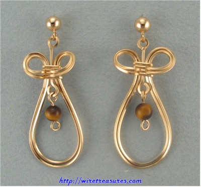 Tiger Eye Earrings