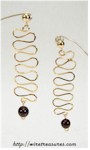 Long Ribbon Candy Earrings