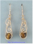 Double Loop 8mm Bead Earrings