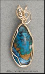 Rainbow Cal Silica Pendant