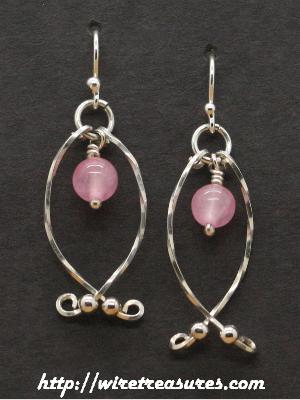 Hold-Me-Close Rose Quartz Bead Earrings