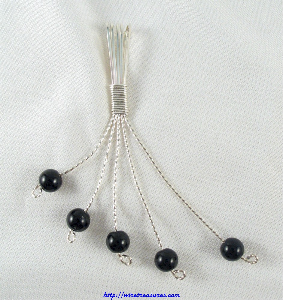 Onyx Bead Pendant