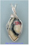 Cinnabar Quartz Pendant