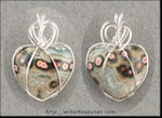 Ocean Jasper Heart Pendant