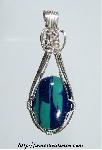 Malachite & Azurite Pendant