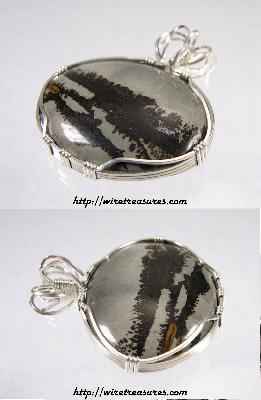 Chinese Picture Rock Pendant