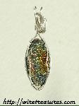 Russian Pyrite Crystals Pendant