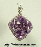 Amethyst Crystals Pendant