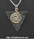 Framed Curl Pendant