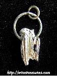 Pinestraw Cast Silver Pendant