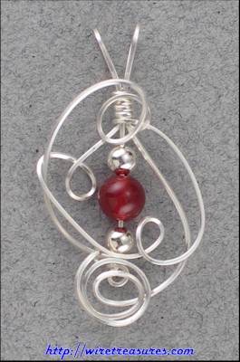 Sculpted Wire Pendants